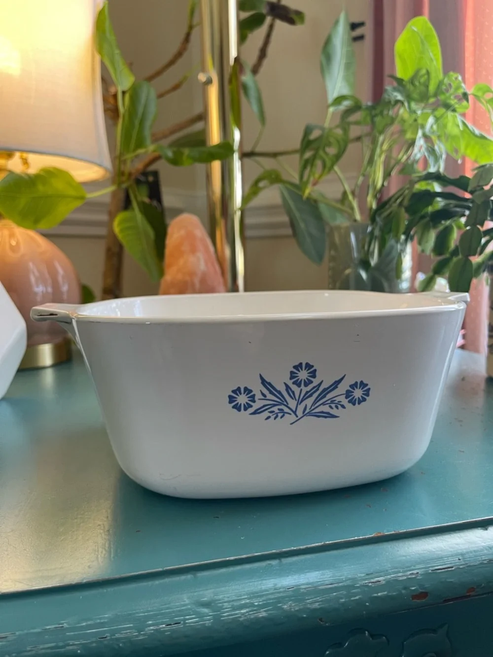 Vintage Corning Ware Blue Cornflower 2.5 Qt Casserole Dish - No Lid